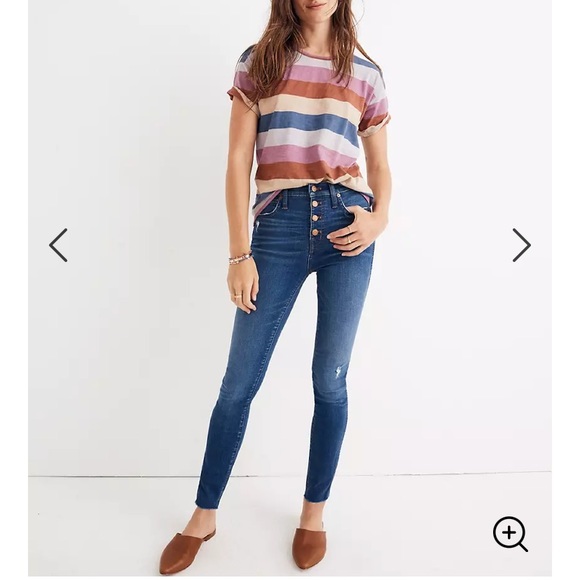 Madewell Denim - Madewell 10 inch Skinny High Rise with Buttons